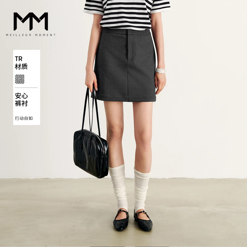 MM麦檬五好系列商场同款A字显瘦短裙25春新品5G3240351