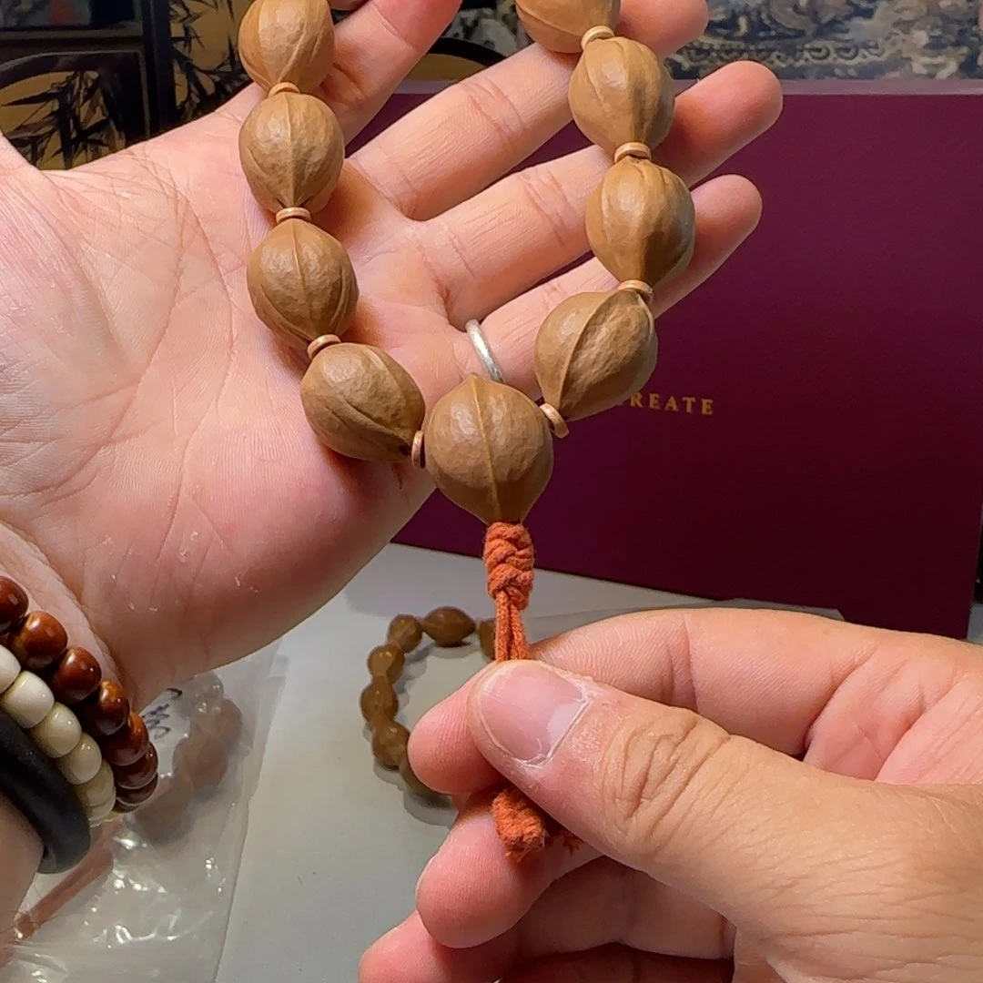 橄榄核手串王*泩19-26梅林铁核带三通20-28