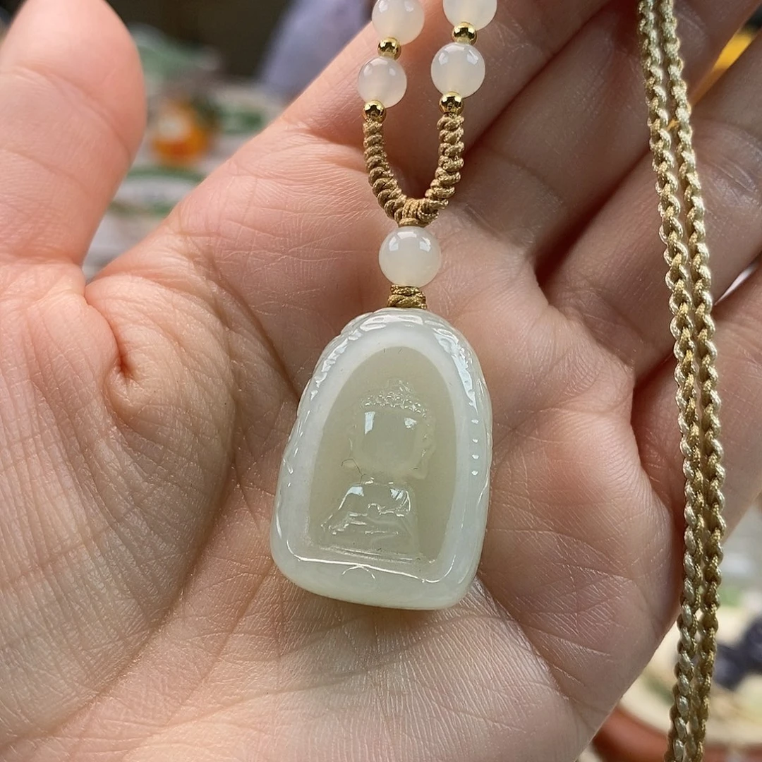 和田玉吊坠(不含链)未镶嵌