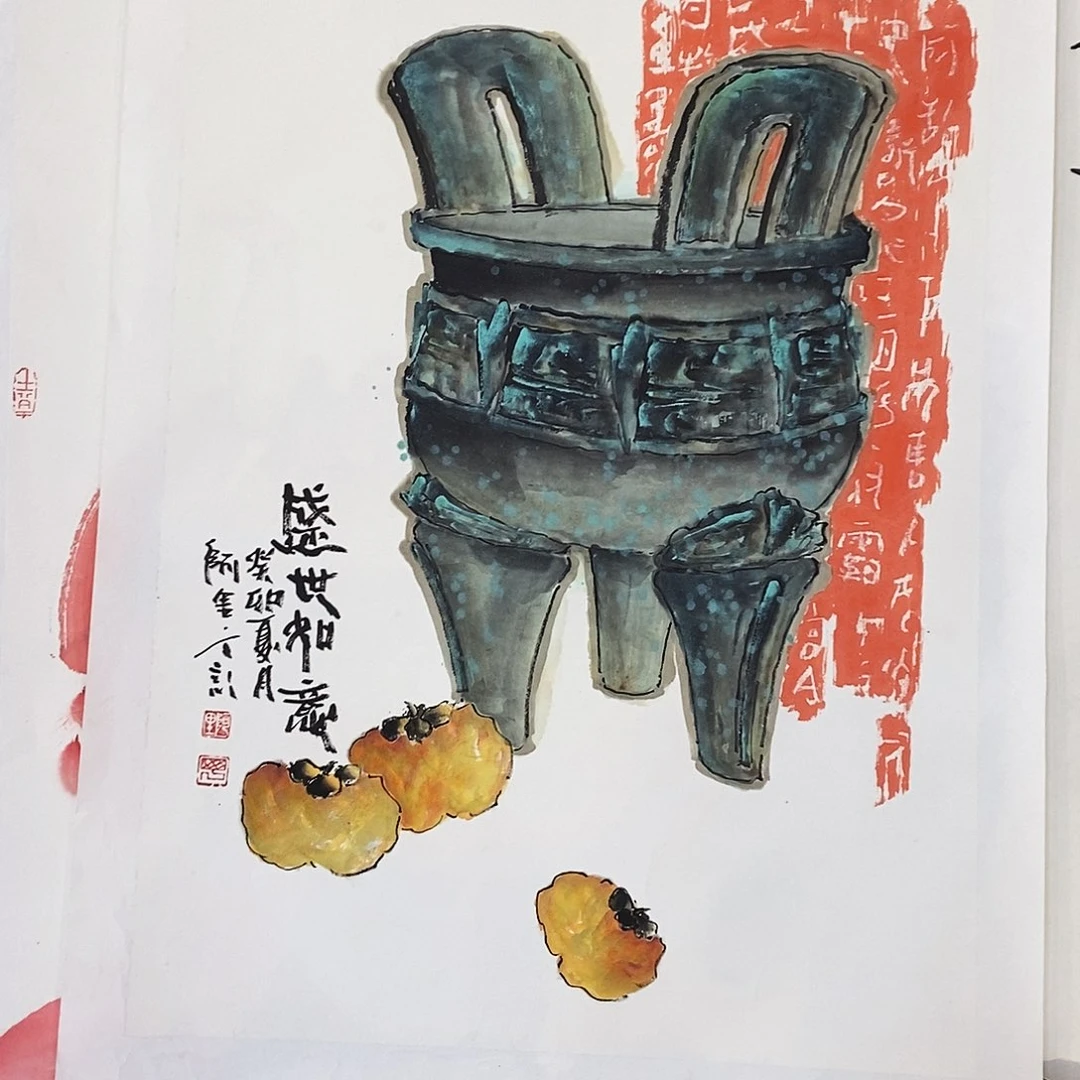 国画蔚****?后一段话中也出现很多