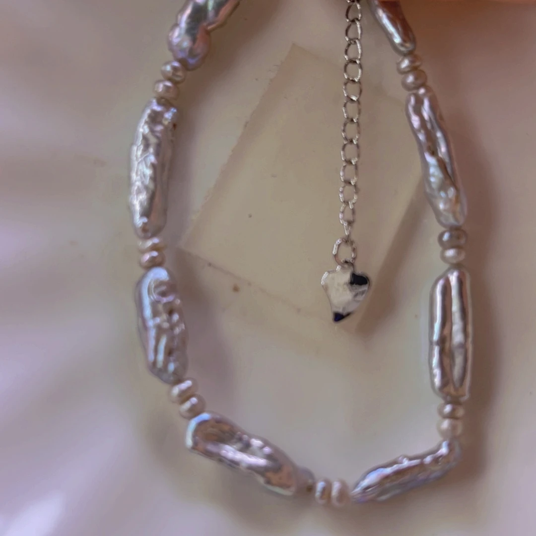 淡水珍珠手绳合金