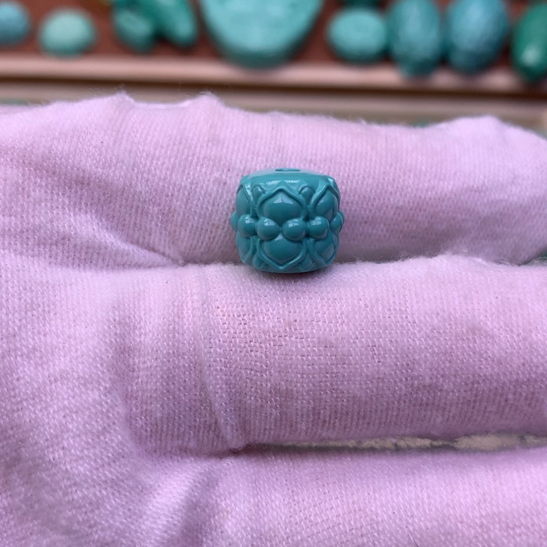 原生态散珠配珠并蒂莲花卡12.2