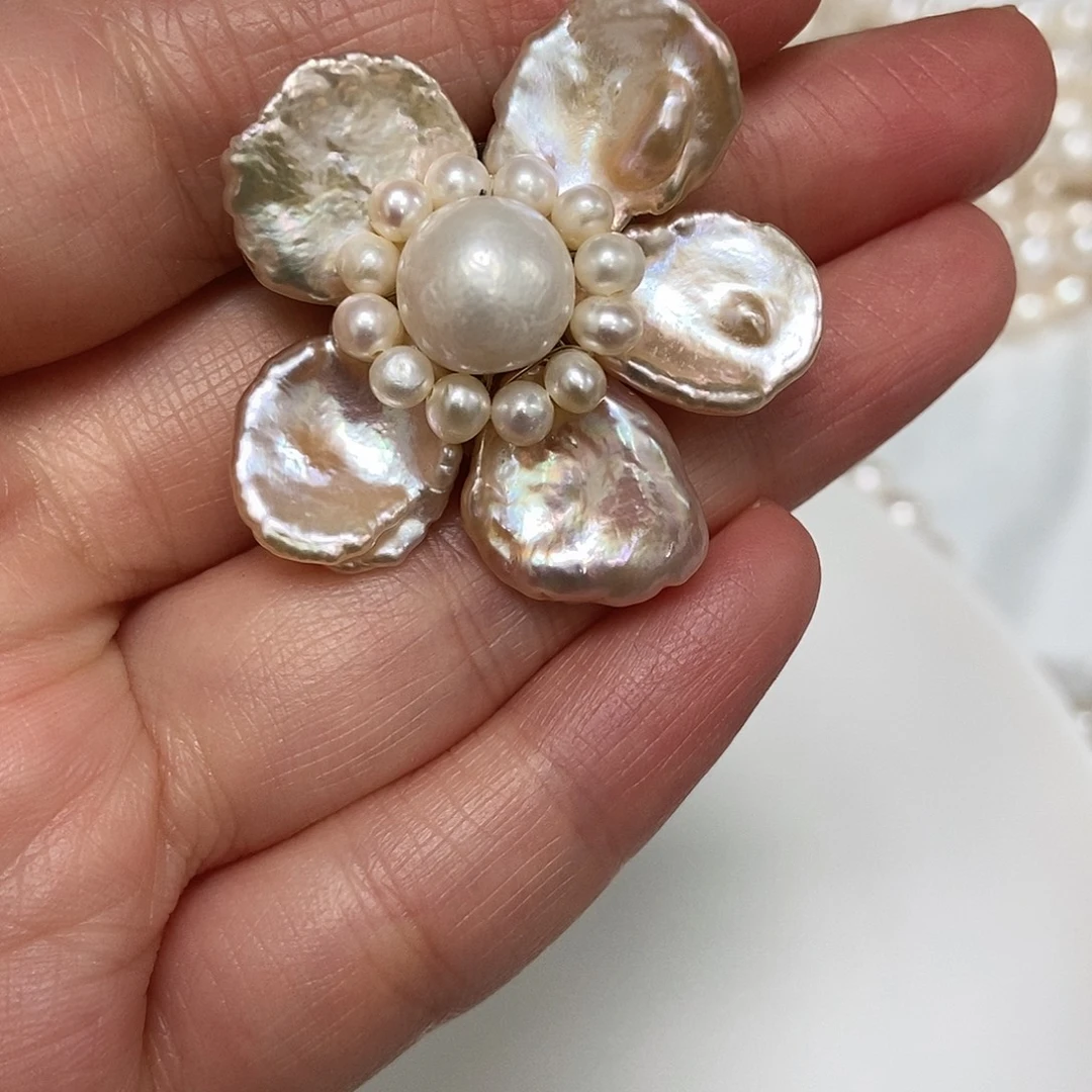 淡水珍珠未镶嵌耳饰