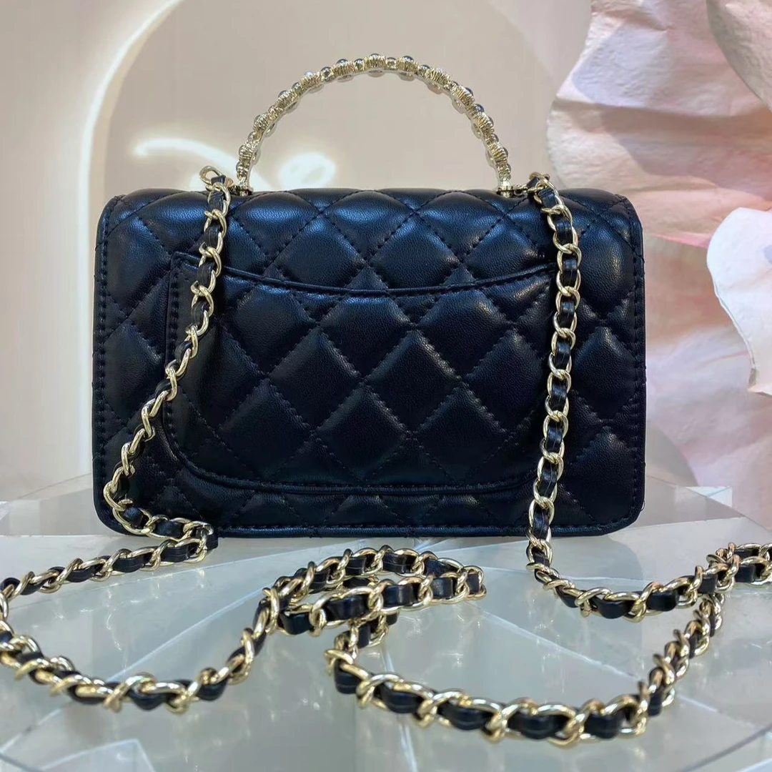 简约百搭高级感2024新大容量小众女包6818黑