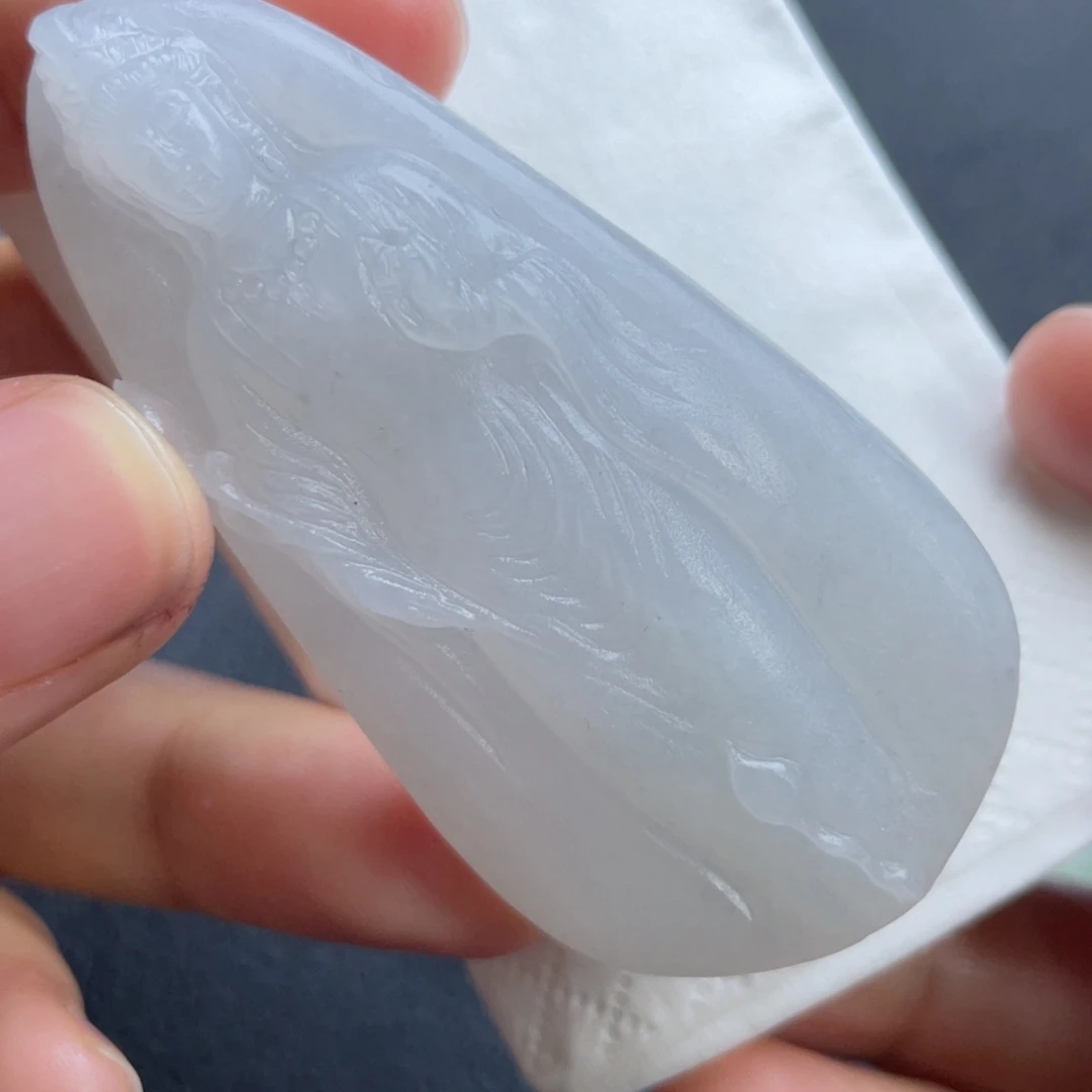 定制翡翠未镶嵌翡翠吊坠