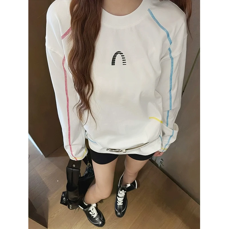 羽毛网球服户外长袖t恤男女款夏季美式高级感户外运动骑行服外套