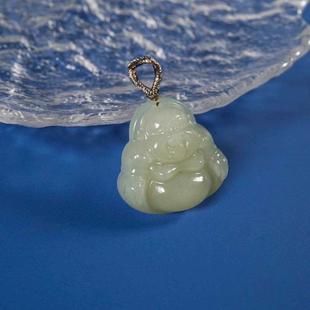 天然和田玉佛公S640ZC2018