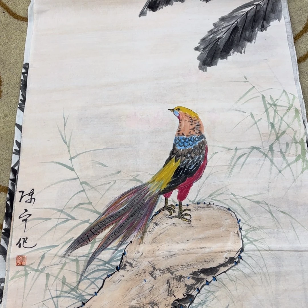 国画陈宁老师三尺刘