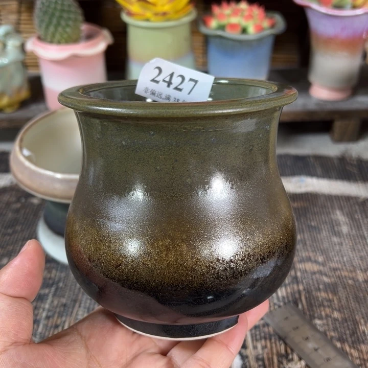 口8高10 手工花盆满30包邮