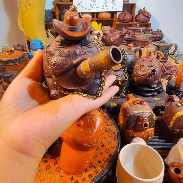 平***）茶壶紫砂纯手工制作过程就是