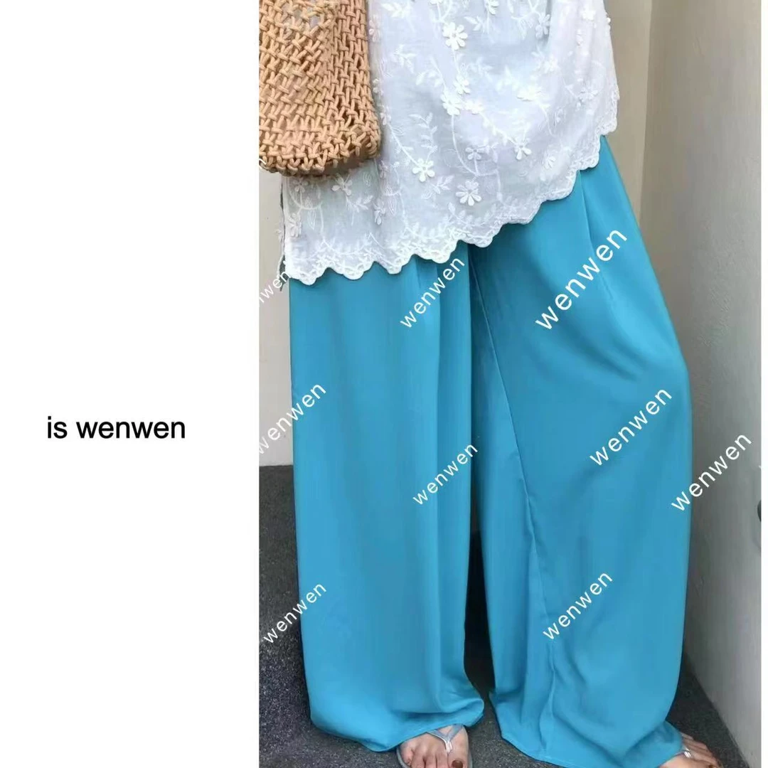 【WEN】欧若轻云 新款复休闲百搭宽松舒适裤子 YS789