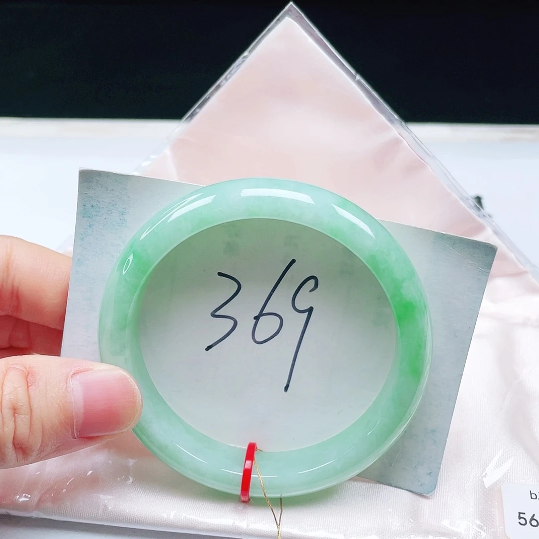 翡翠未镶嵌手镯56➕圈口