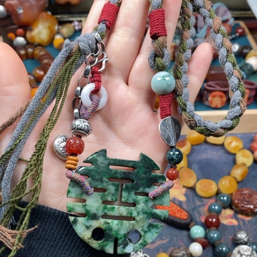 【闪购商品】翡翠颈饰未镶嵌项链