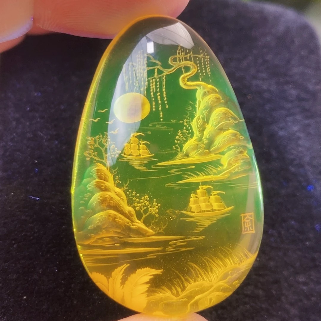 【闪购商品】金珀吊坠(不含链)未镶嵌