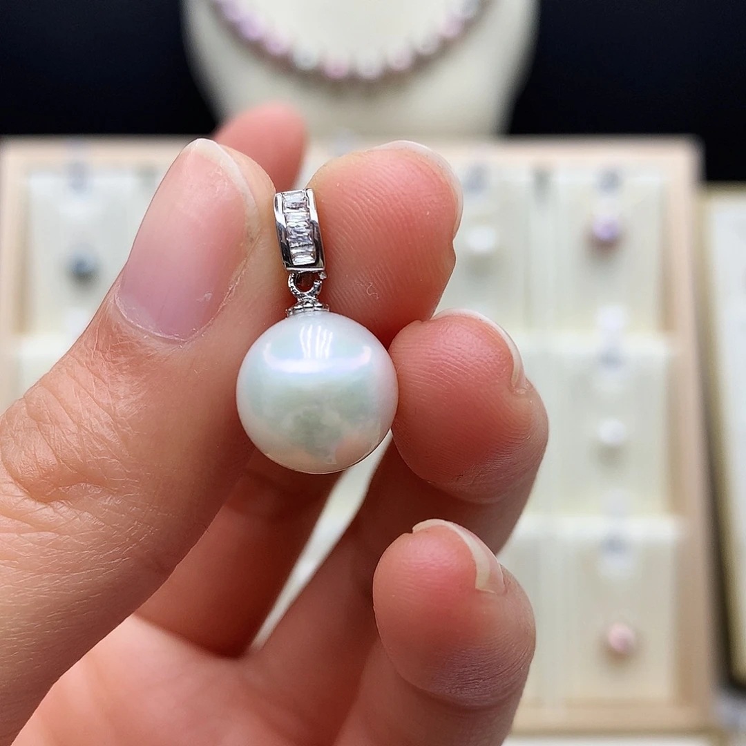 合金淡水珍珠颈饰