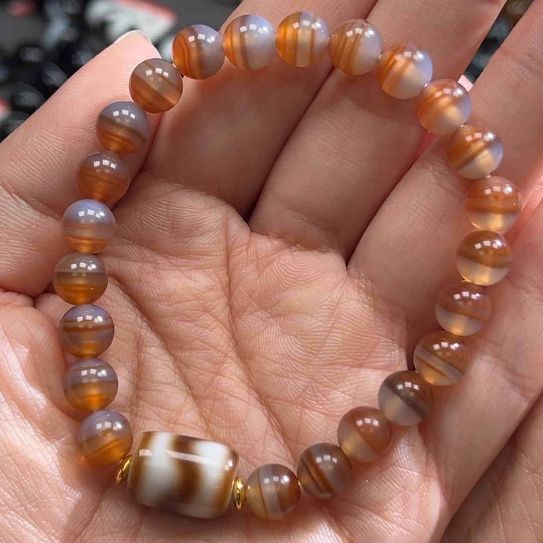 玛瑙/玉髓合金手链