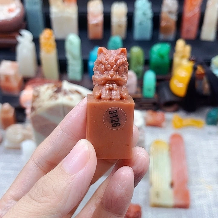 寿山石印石Q****73126包邮包刻