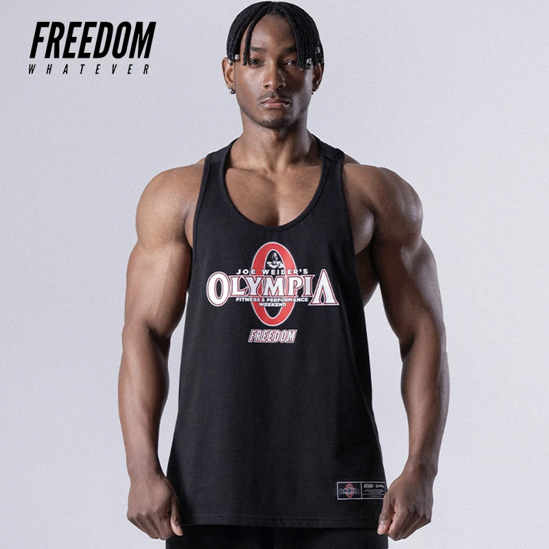 FREEDOM奥赛联名健身背心宽松肌肉型训练坎肩运动训练250110