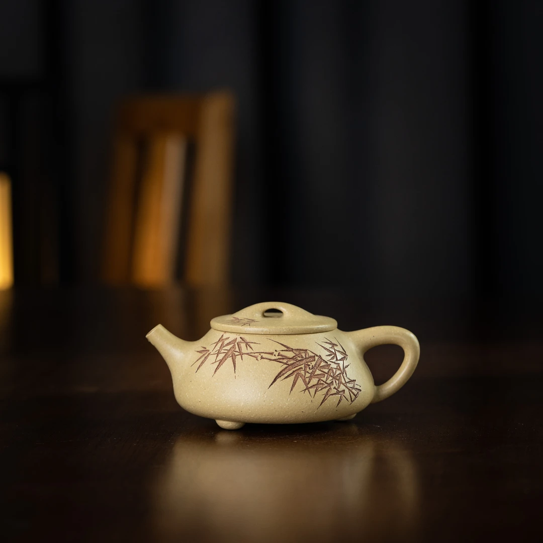 景舟石瓢 本山绿泥180cc家用紫砂壶tt1