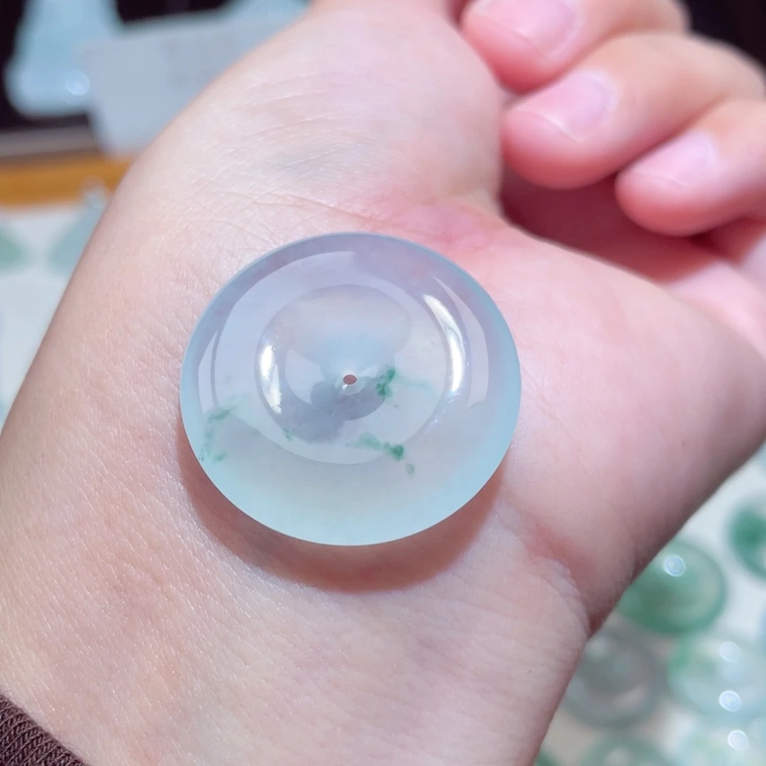 颈饰未镶嵌翡翠扣子