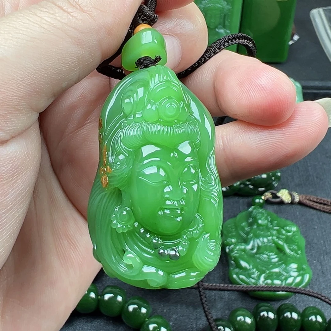 【闪购商品】颈饰未镶嵌和田玉（碧玉）用****1