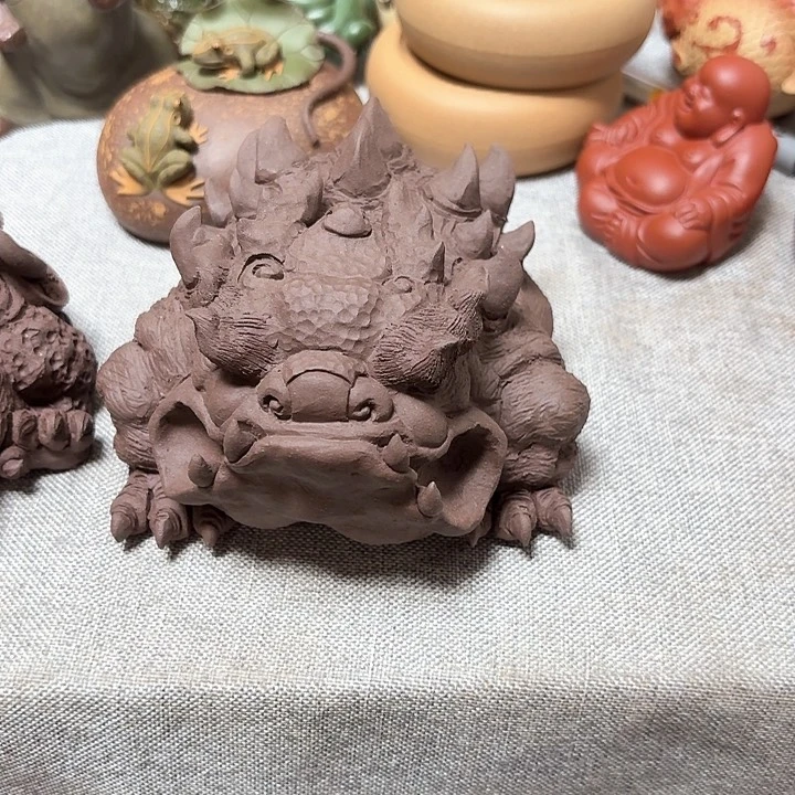 紫砂茶宠6⃣️**霸王金蟾