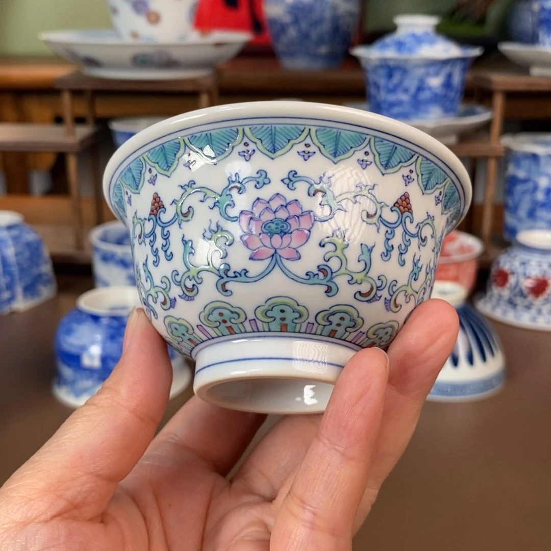 杯景德镇陶瓷手工手绘