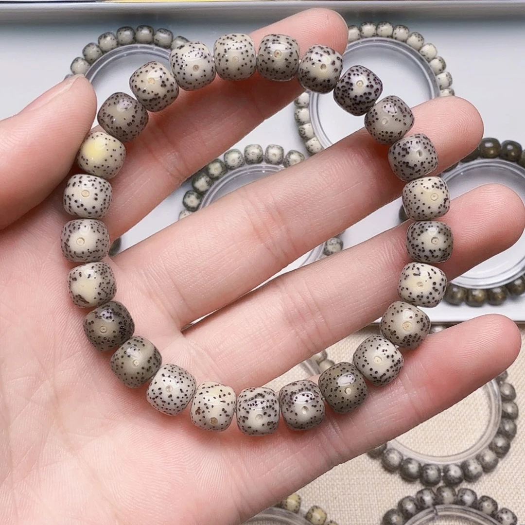 星月菩提手串糯冰眼睛留白单圈