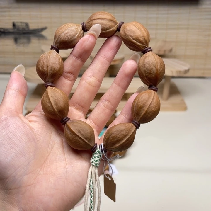 暖***阳手串/手链橄榄核20.29精品梅林铁核