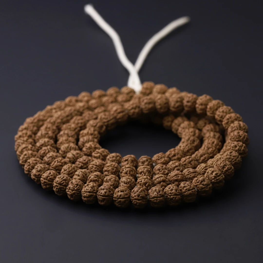 S8425【老树王】精挑黄皮老树南瓜双龙小金刚108长串（送工具）