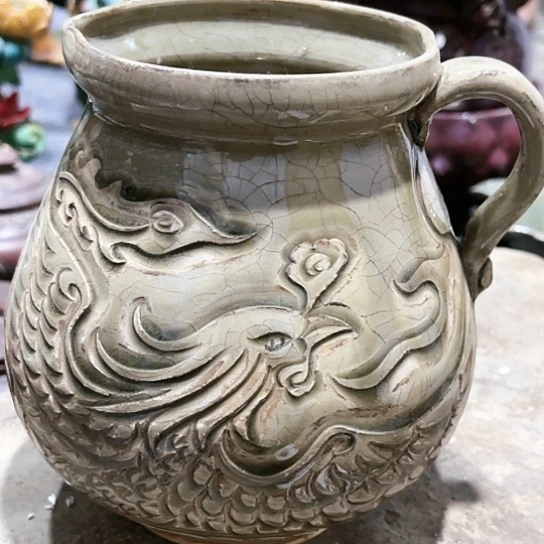 瓦当摆件摆件茶桌茶台陶瓷