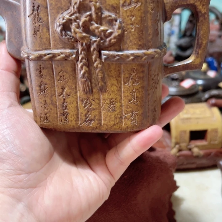 紫砂壶收藏起来了！富贵吉祥