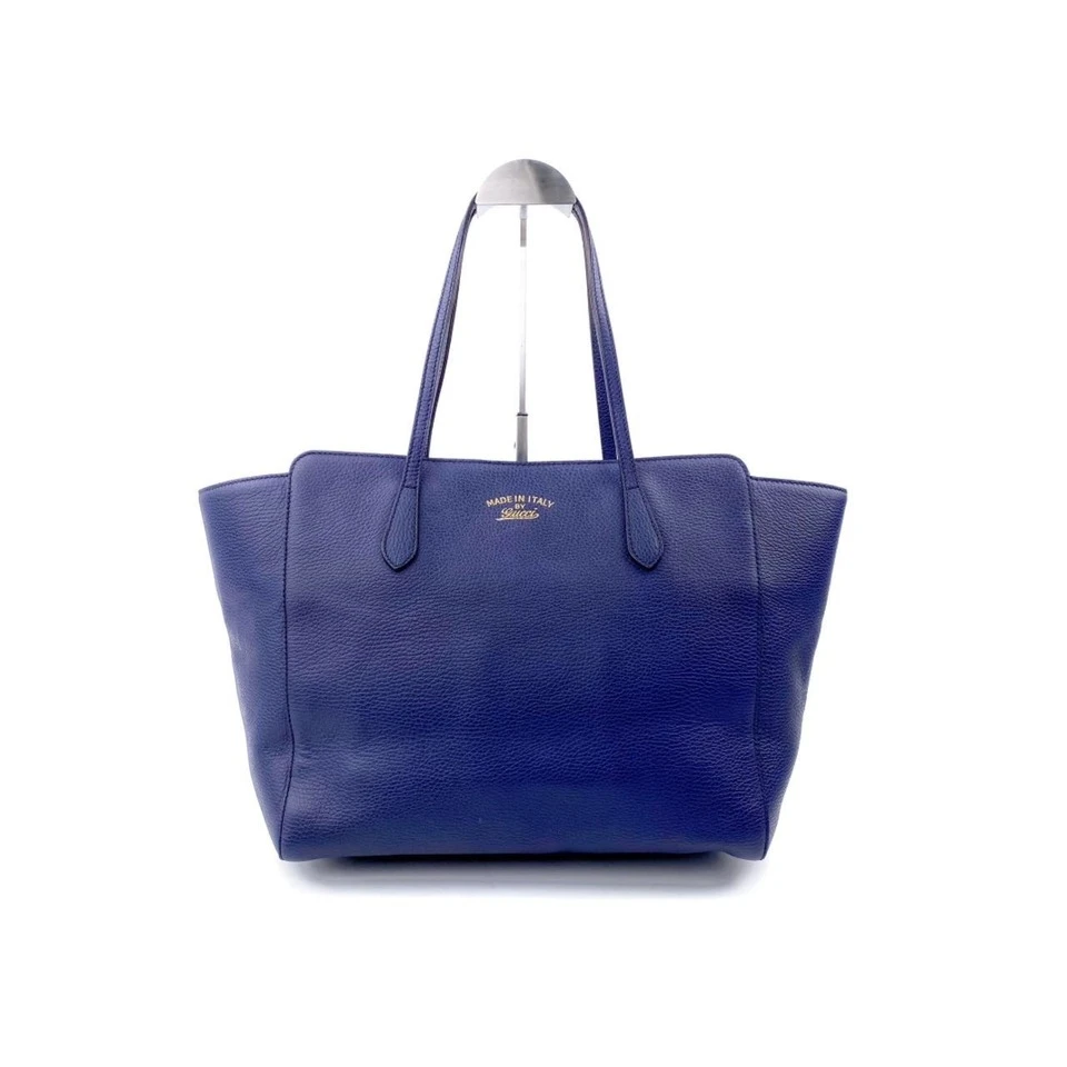 95新 GUCCI/古驰 蓝色托特