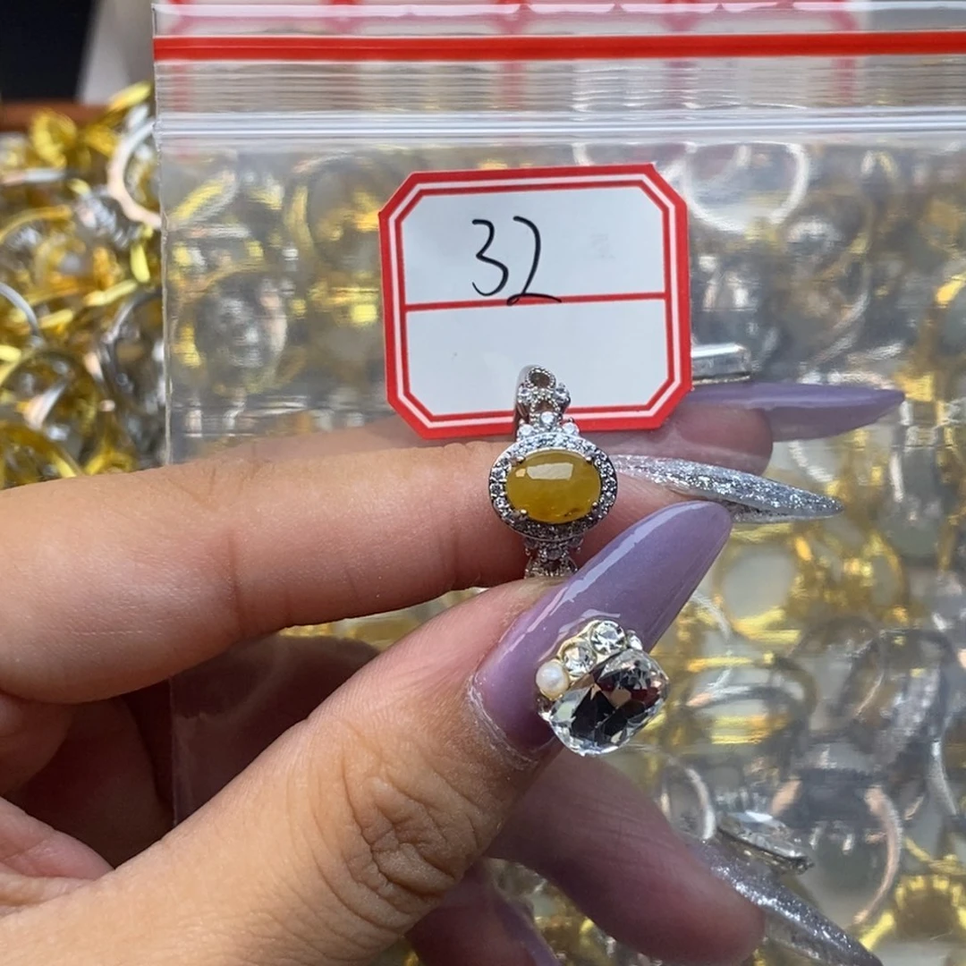 翡翠戒指合金翡翠首饰