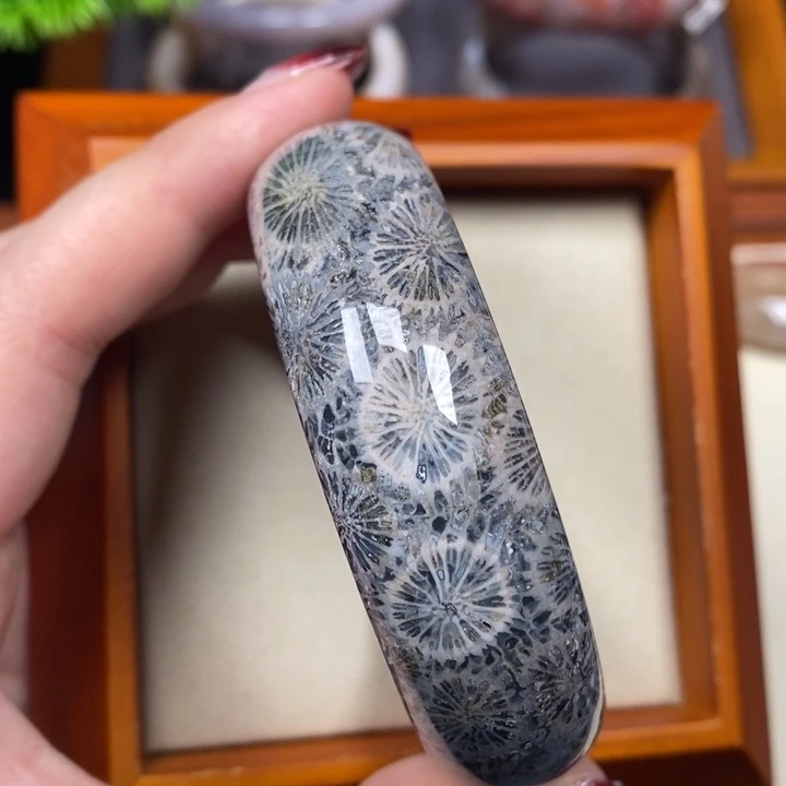 硅化珊瑚（珊瑚玉）手镯未镶嵌59.4