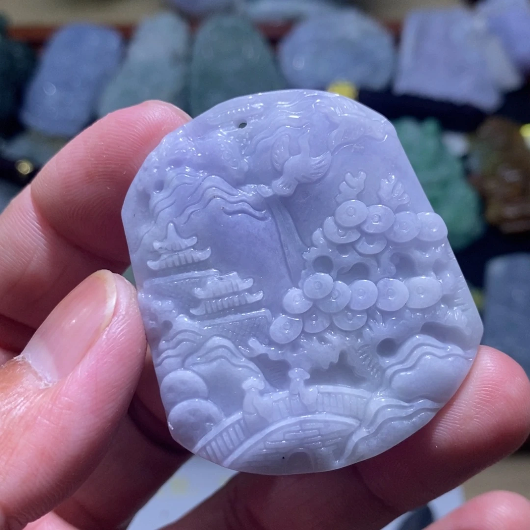 【闪购商品】翡翠未镶嵌颈饰11111111111111