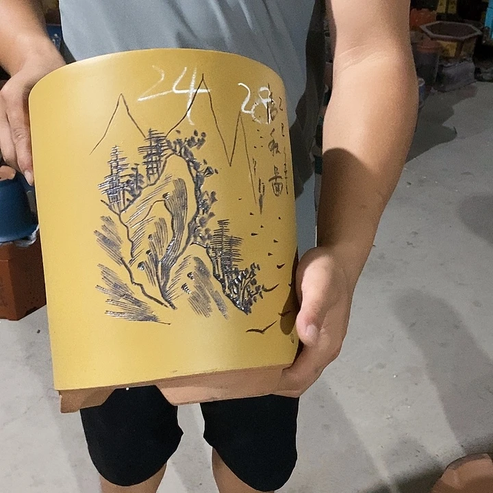 紫砂花盆紫砂花盆