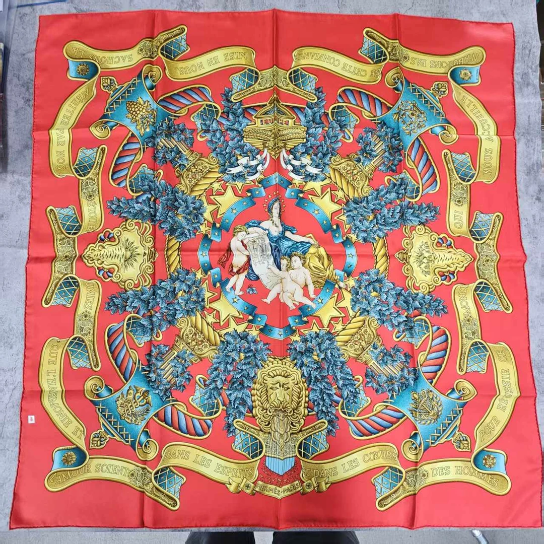 99新 Hermes/爱马仕 海囤J/爱马仕/丝巾/fm184750