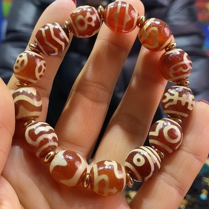 玛瑙/玉髓手链未镶嵌178