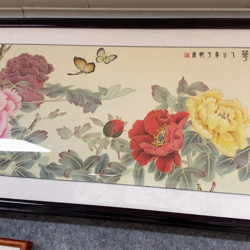 【闪购商品】国画手绘国画工笔带框