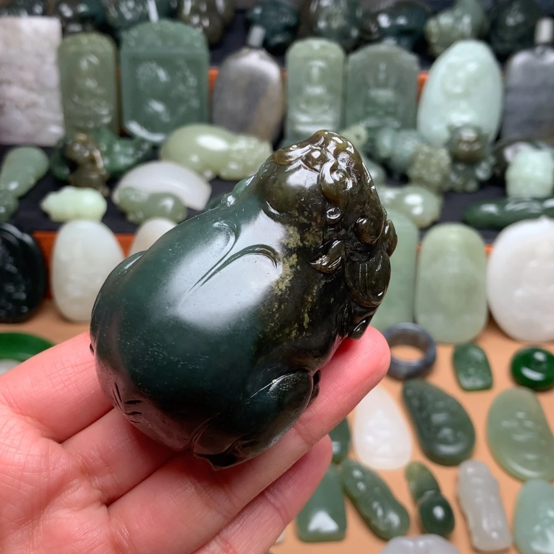 和田玉颈饰未镶嵌挂件89