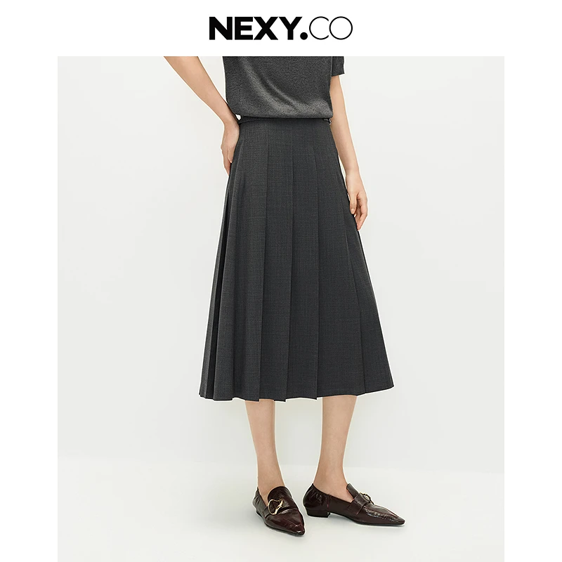 NEXY.CO/奈蔻显瘦气质时尚修身百搭半裙XW01733R4