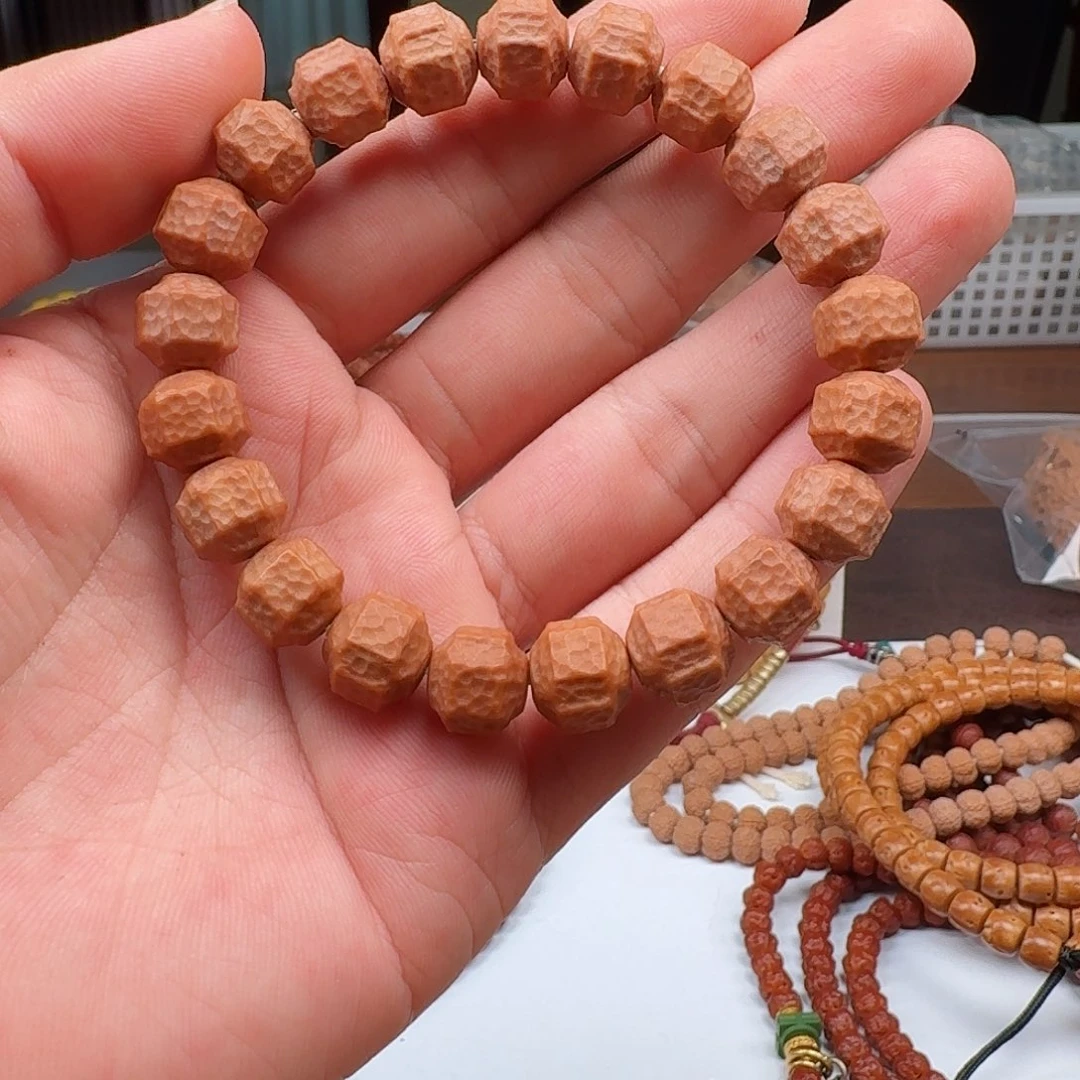 猴头核桃吊坠遁甲六方手串