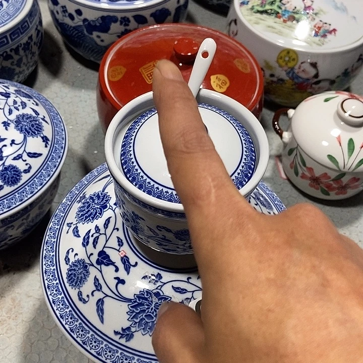 罐景德镇陶瓷调料罐一个