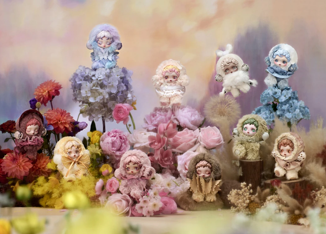 【全新爆品】泡泡玛特-光织园搪胶毛绒盲盒手办玩偶挂件