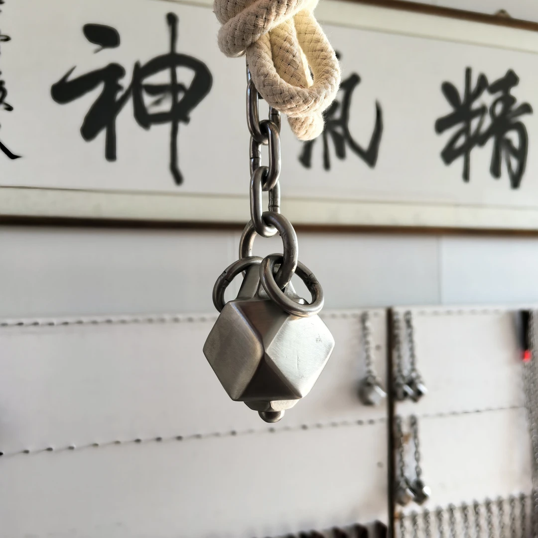 传统武术流星锤（一斤不锈钢龙头凤尾八棱实战流星锤）