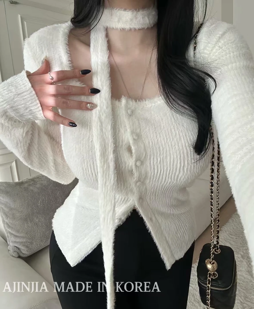 No退No换）手感很好的打底衫带脖绳