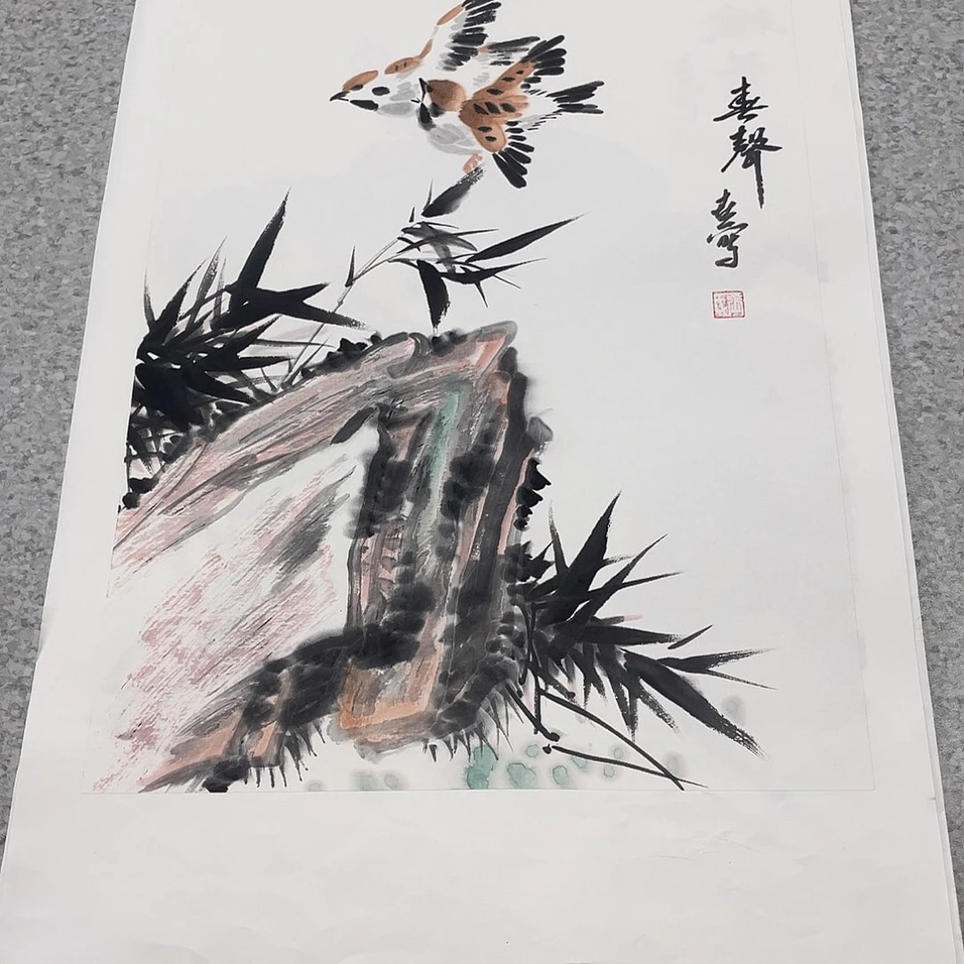 国画1.4平尺国画作品