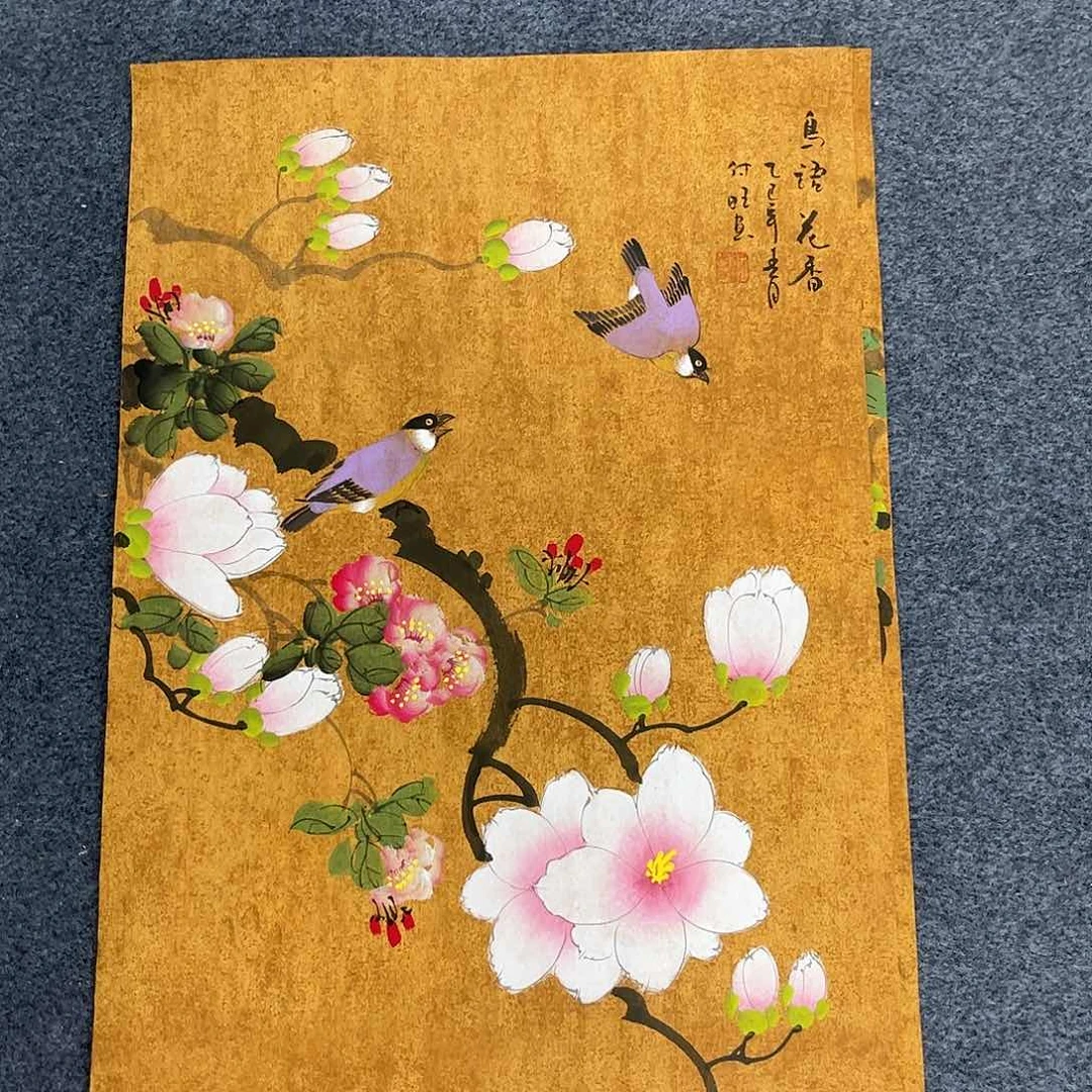 国画宣纸国画纯手绘作品