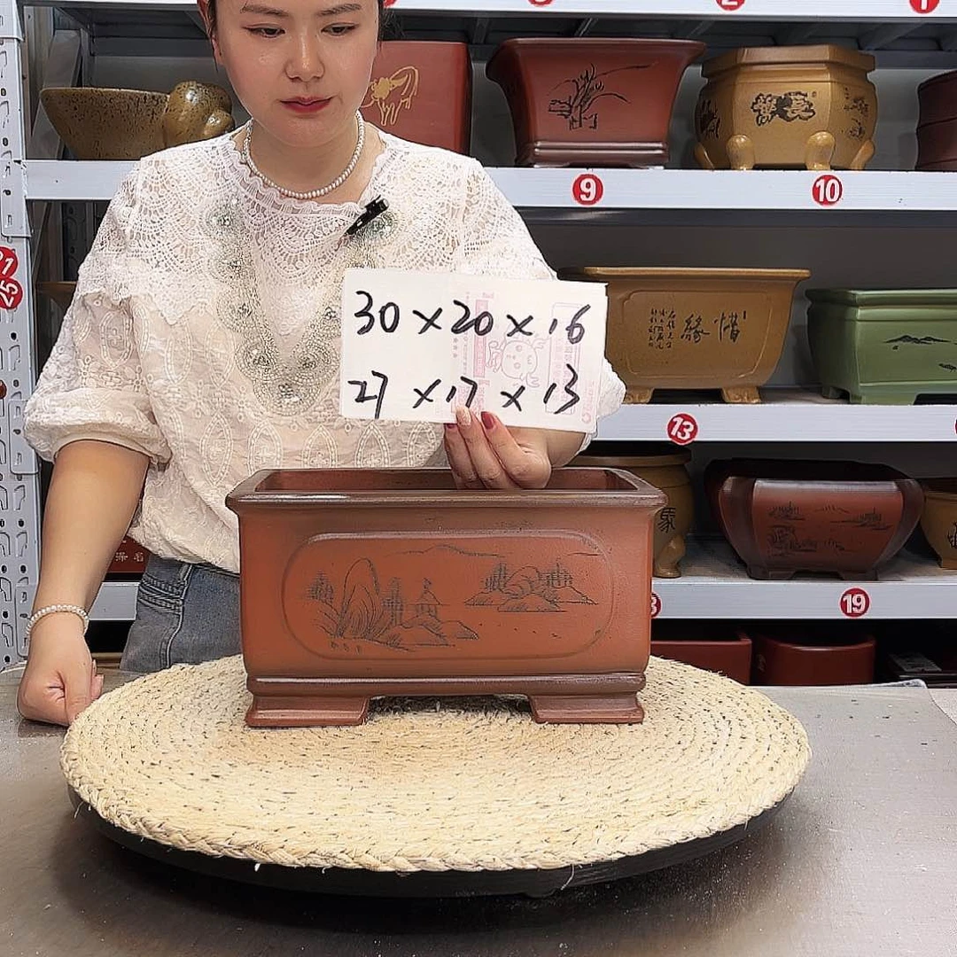 紫砂花盆紫砂花盆